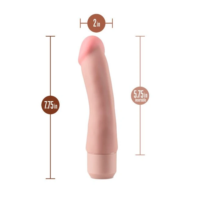 Dr. Skin Silicone Dr. Ste in Vibrating Dildo - Power & Specifications