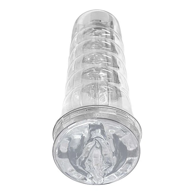 Dream-lite Crystal Vagina Masturbator Clear - Experience Voyeuristic Pleasure with the Dream Lite Crystal Vagina Masturbator