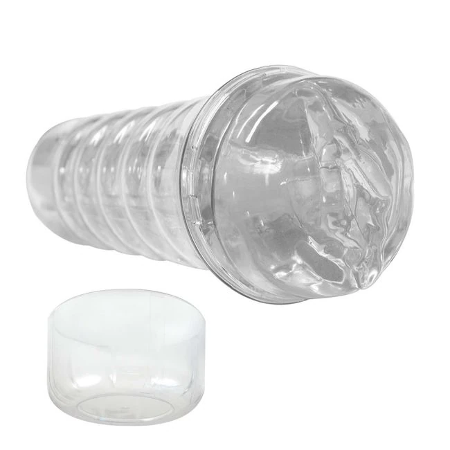 Dream-lite Crystal Vagina Masturbator Clear - Grip & Control