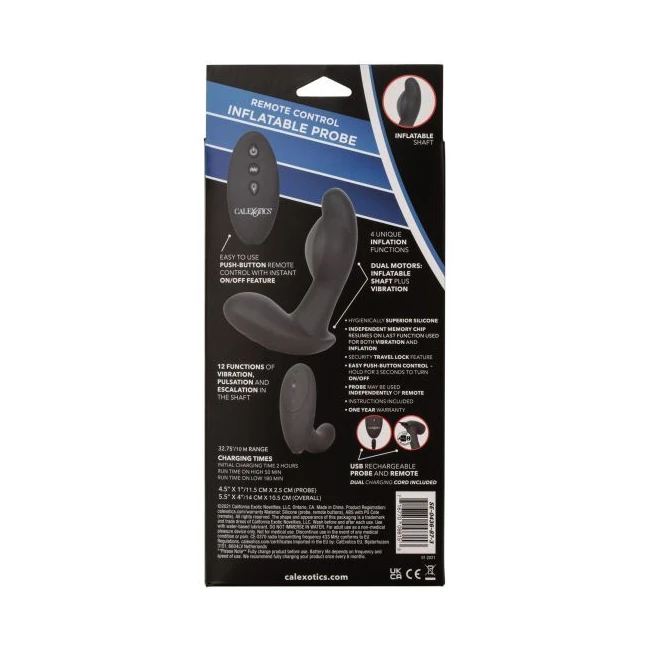 Eclipse Remote Control Inflatable Probe - Vibration Modes and Stimulation