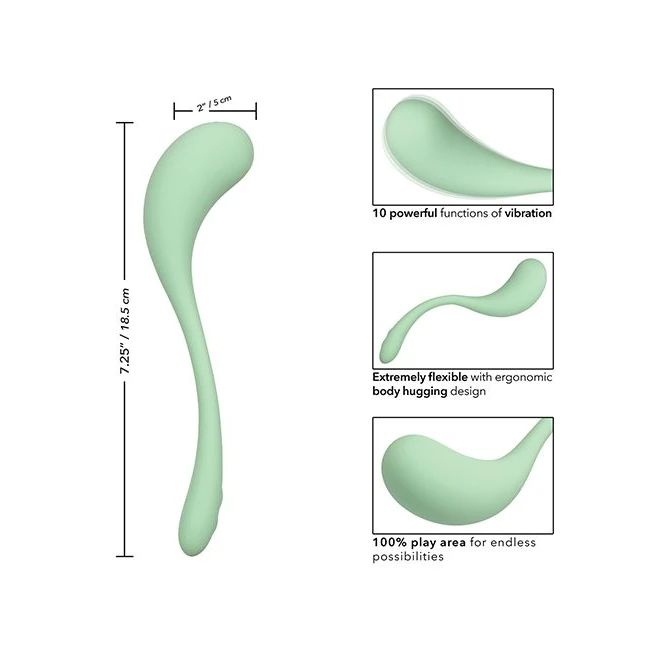 Elle Liquid Silicone Wand - Vibration Features