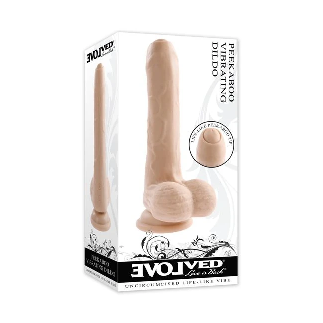 Evolved Peek a Boo Vibrat Dildo Light - How It Feels
