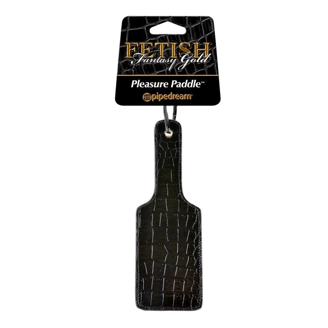 Fetish Fantasy Gold Pleas Paddle - Material Feel