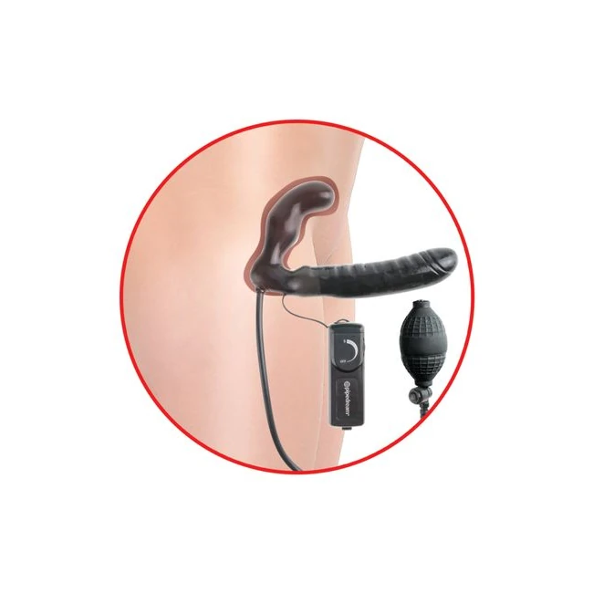 Fetish Fantasy Inflatable Strapless Strap on - Size & Fit