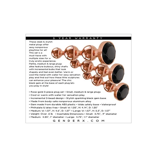 Gender X Gold Digger Set - Gender X Gold Digger Set by Evolved Novelties