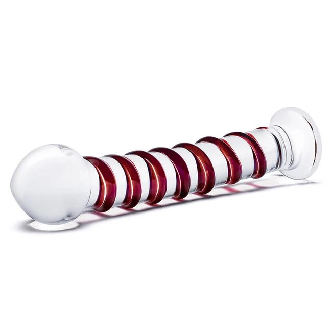 Glas 10 Mr. Swirly Dildo " - Glas 10 Inches Mr. Swirly Dildo by Electric / Hustler Lingerie
