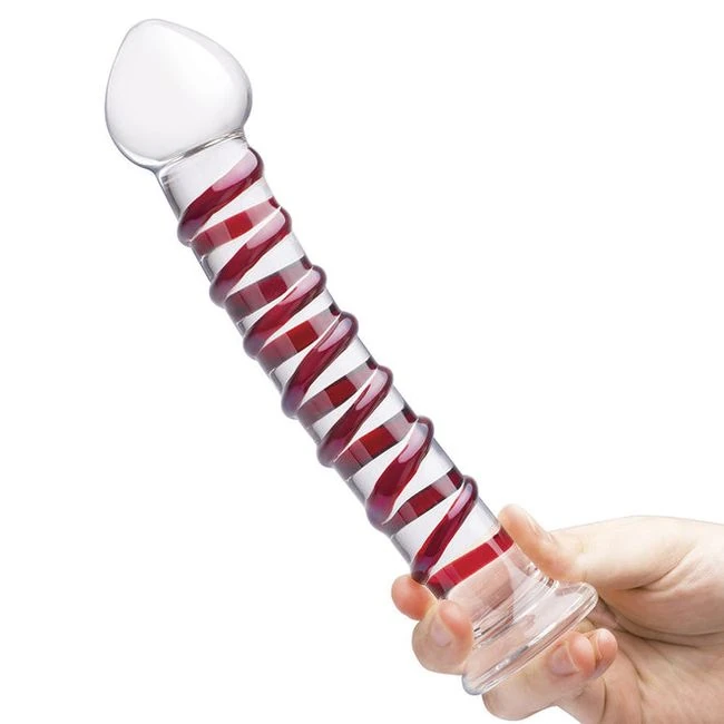 Glas 10 Mr. Swirly Dildo " - Design & Texture