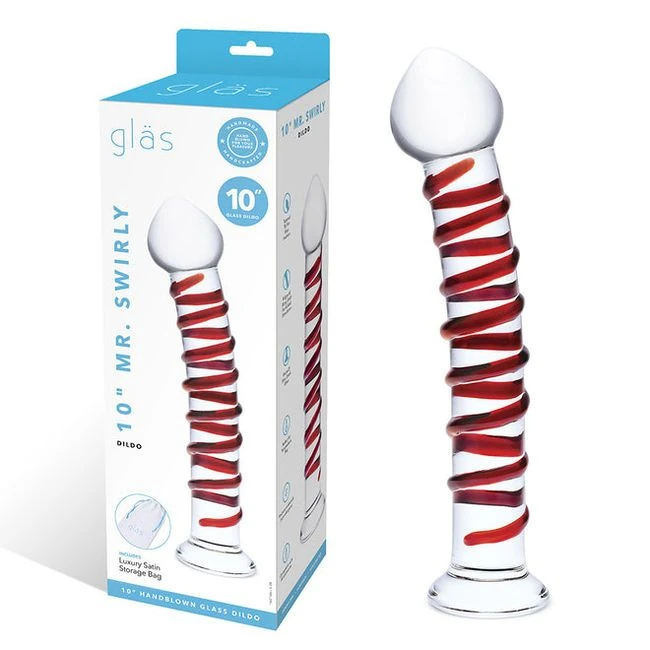 Glas 10 Mr. Swirly Dildo " - Features