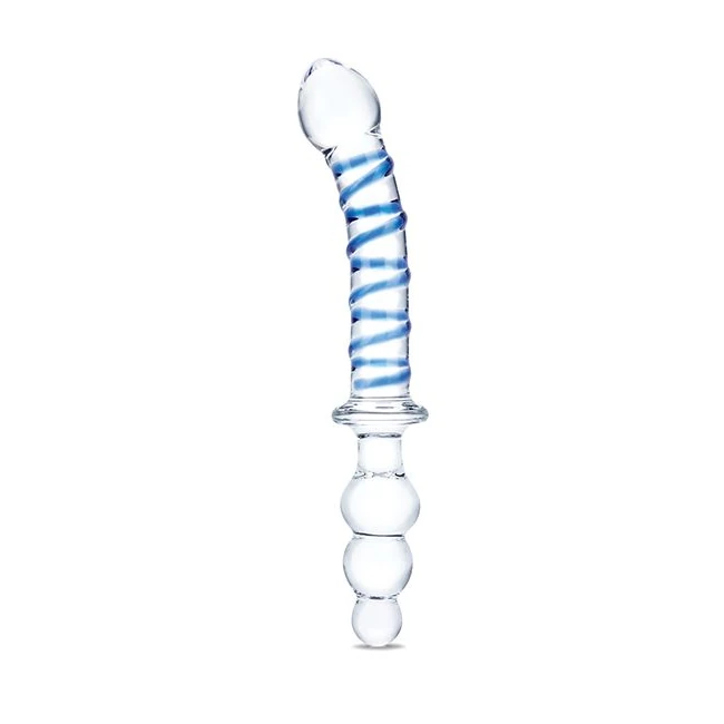 Glas 10 Twister Dual-end Dildo " - Shape & Texture