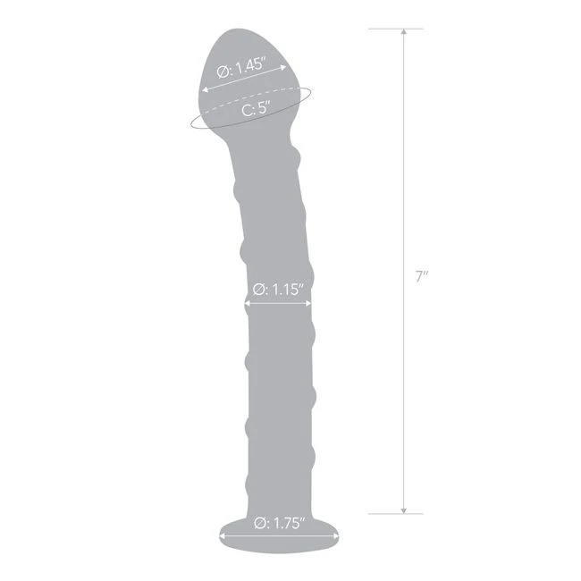 Glas 8 Mr. Swirly Dildo " - Specifications & Features