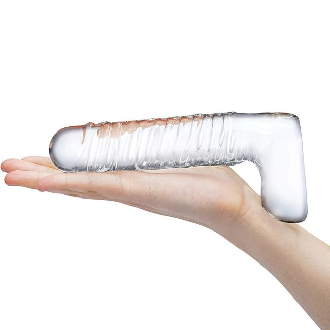 Glas 8 Realistic Ribbed G-spot Dildo W Balls " - Cleaning and Maintenance