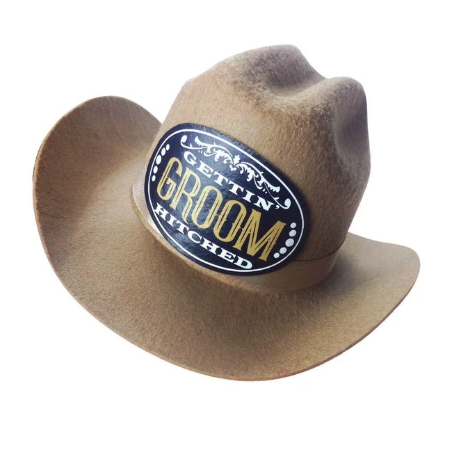 Groom Cowboy Hat - Fabric & Feel