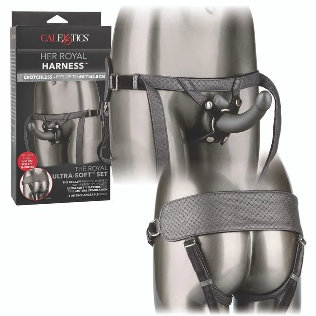 Her Royal Harness the Roy Ultra-soft Set - Physical Design & Dimensions