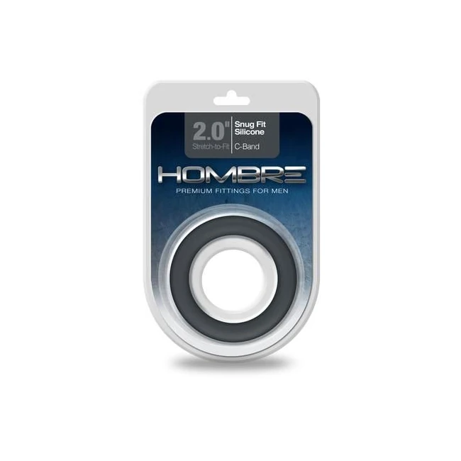 Hombre Snug Fit Silico C-band Charcoal - Shape & Texture