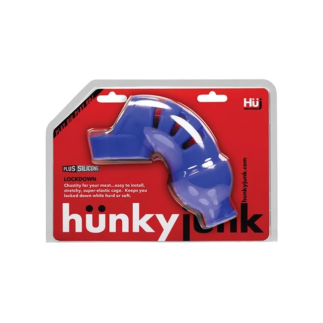 Hunkyjunk Lockdown Chasti Packer Cobalt - Materials & Comfort