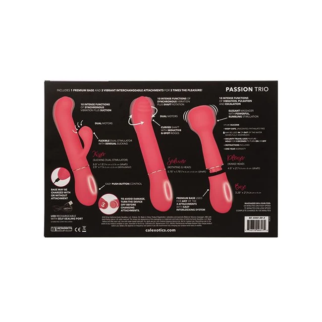 In Touch Passion Trio - Discover the In Touch Passion Trio Pink Kit