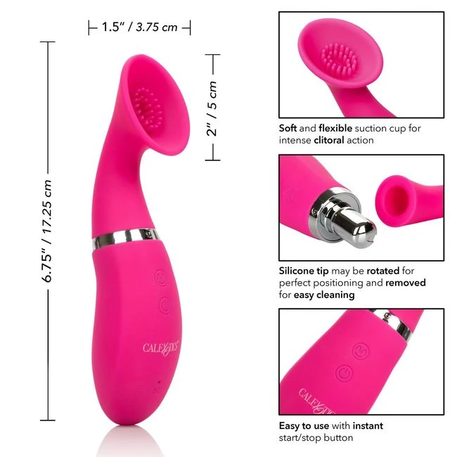 Intimate Pump Rechargeabl Climax Pump - Vibration Modes and Suction Functions