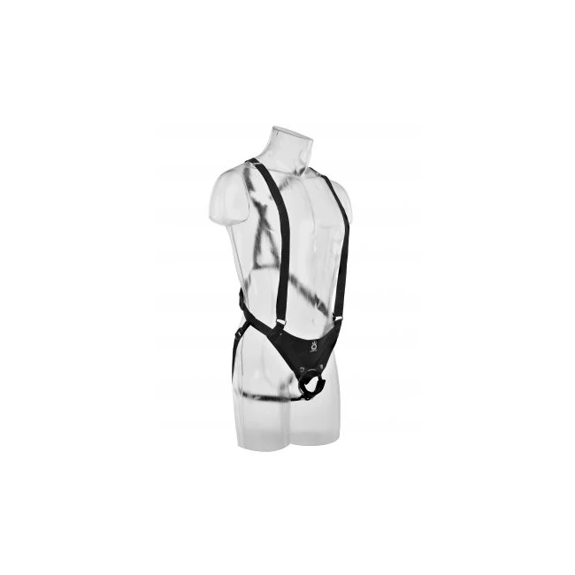 King Cock 11 Hollow Stra Suspender System Flesh " - Physical Experience