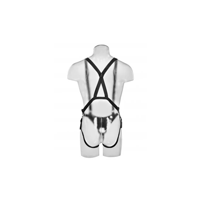 King Cock 11 Hollow Stra Suspender System Flesh " - Additional Features