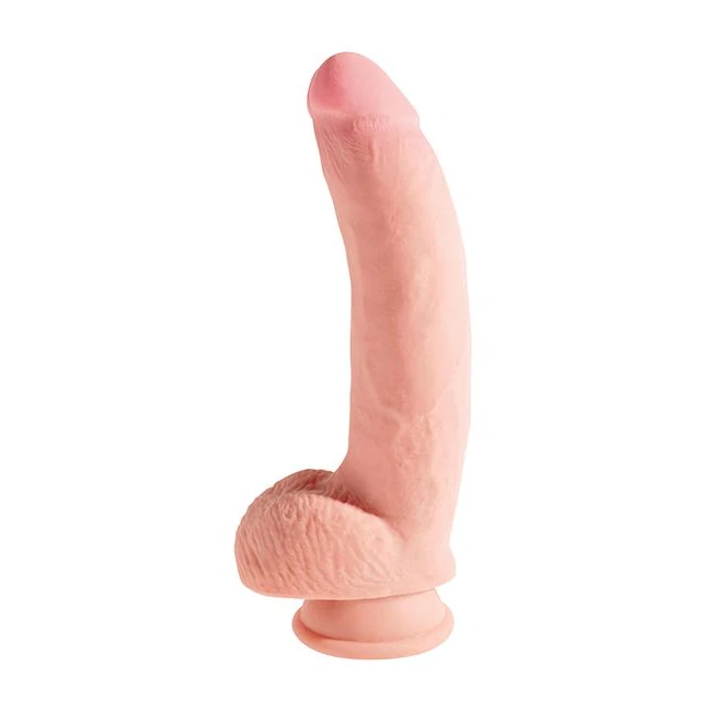 King Cock Plus Trip Density Cock W/balls Light - Shape & Texture