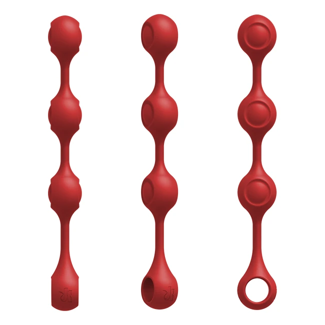 Kink Weighted Silicone an Balls Red - Material & Feel