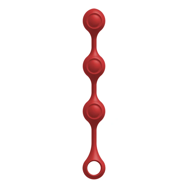 Kink Weighted Silicone an Balls Red - Size & Fit