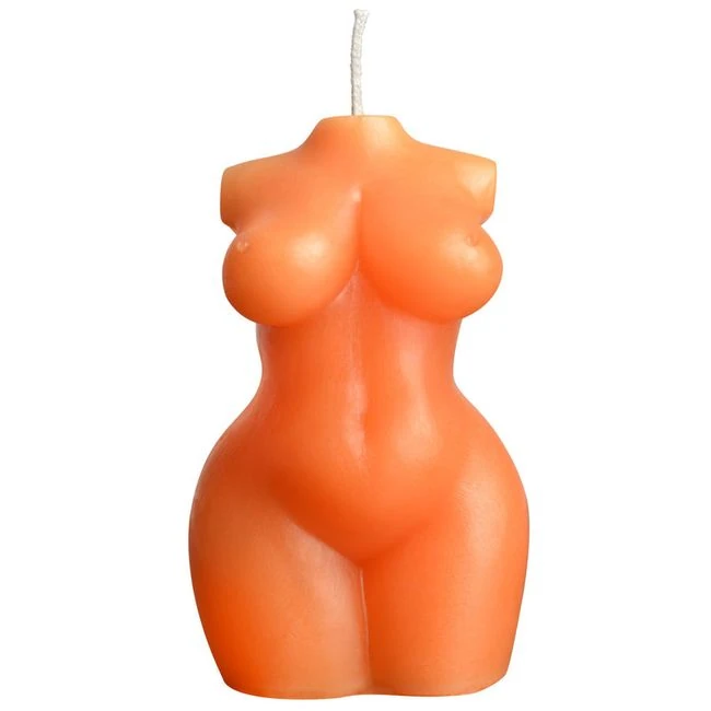 Lacire Orange Torso Form Candle - Design & Aesthetics