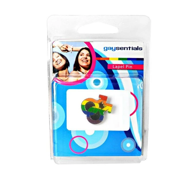 Lapel Pin Rainbow Double - Overview