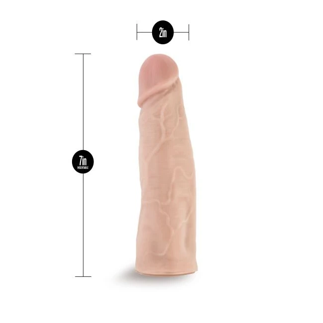 Lock on 7in Realistic Loc Dildo Vanilla - Material & Feel