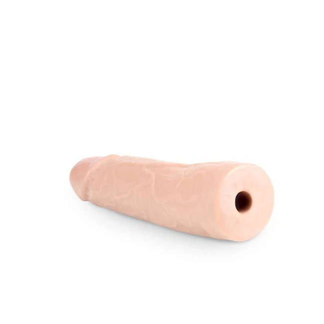 Lock on 7in Realistic Loc Dildo Vanilla - Size & Fit