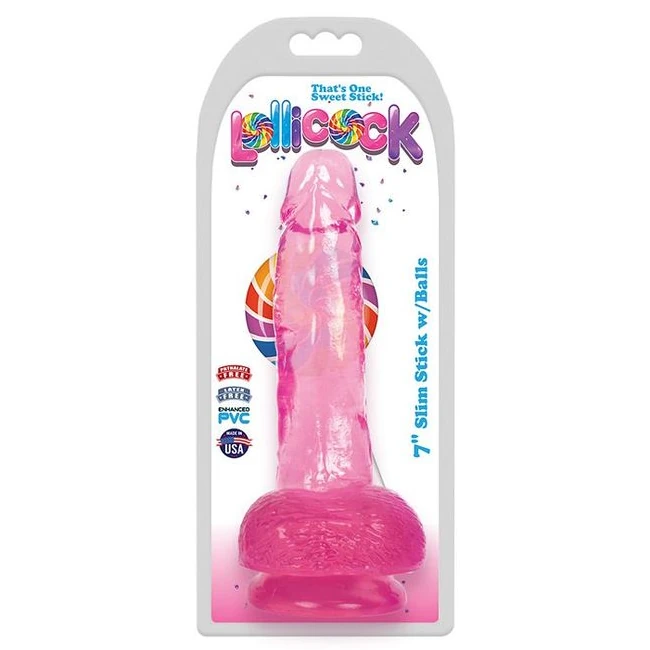 Lollicock 7 Slim Stick W/balls - Shape & Texture