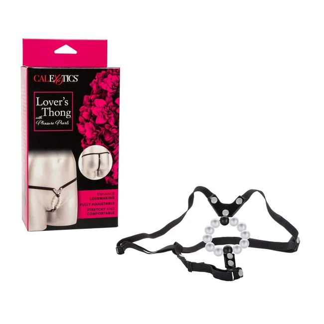 Lovers Thong W/pleasure P - Fabric & Feel