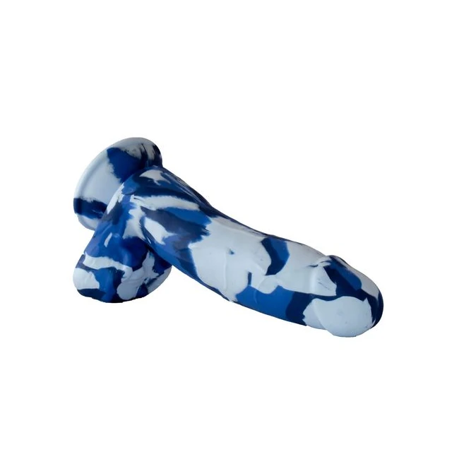Major Dick- Commando-blue Dong 7.25 " - Shape & Texture