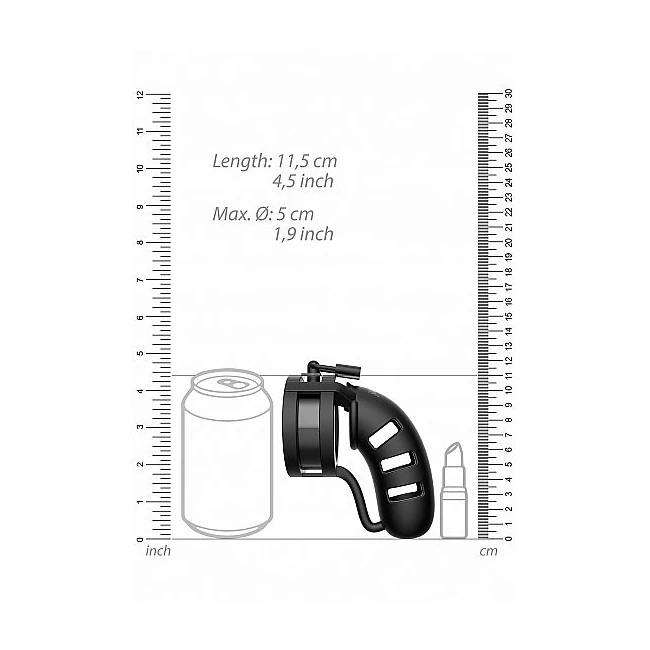 Mancage Model 19 Chastity in Silicone Ballsplitter - Design & Materials