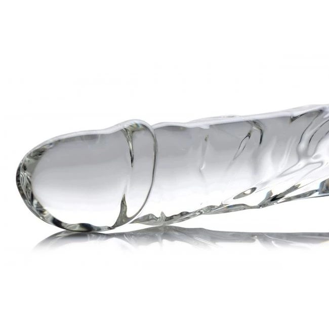 Master Series Glass Dildo Thruster - Design & Material
