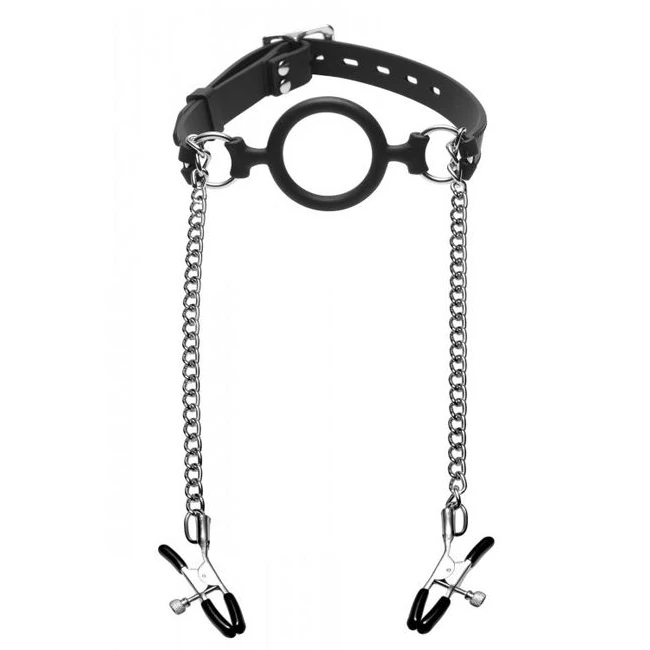 Master Series Mutiny O-ri Gag W/ Nipple Clamps - Build & Quality