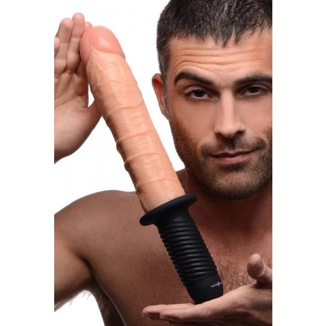 Master Series Onslaught 1 Dildo Thruster Flesh - Power & Performance