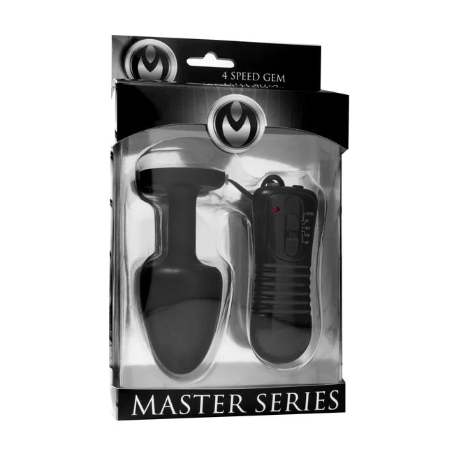 Master Series Paragon Gem Accented Anal Plug - Material & Safety