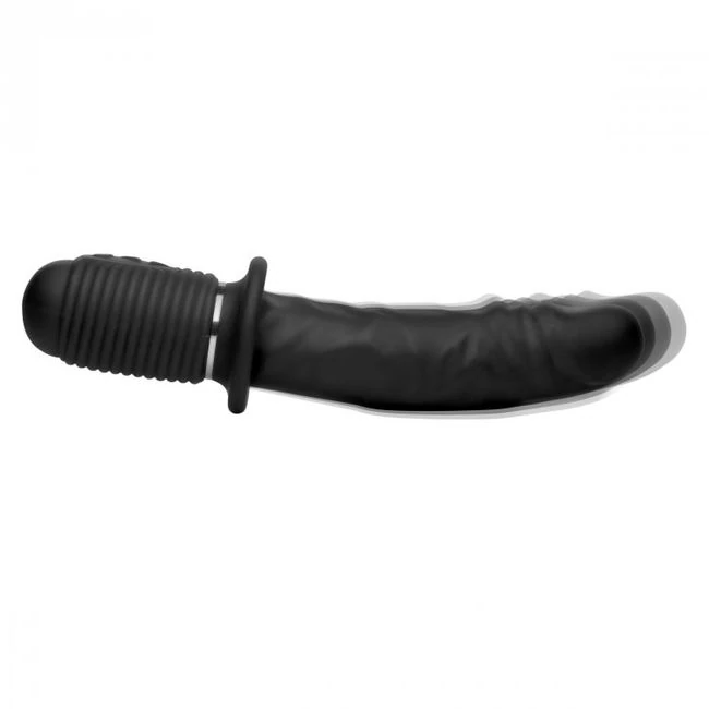 Master Series Power Pound Vibrating & Thrusting Dildo - How It Feels