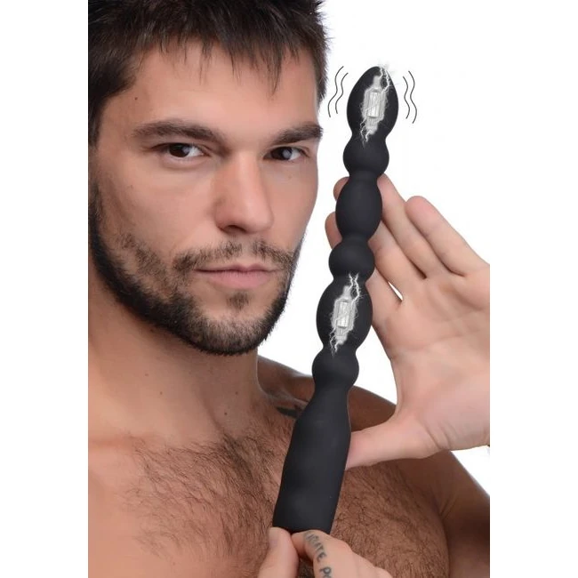 Master Series Viper Beads Premium Anal Beads Vibrator - Power & Performance