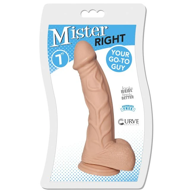 Mister Right 7 Vanilla B " - Shape & Texture