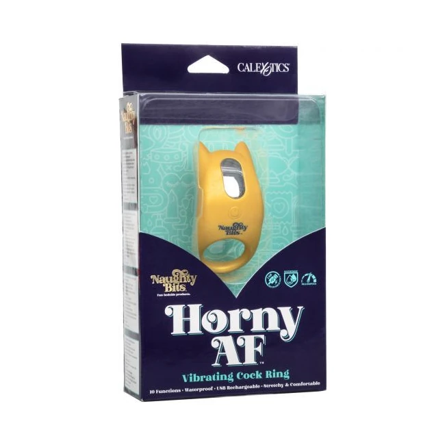 Naughty Bits Horny Af Vibrating Cock Ring - Vibration Modes