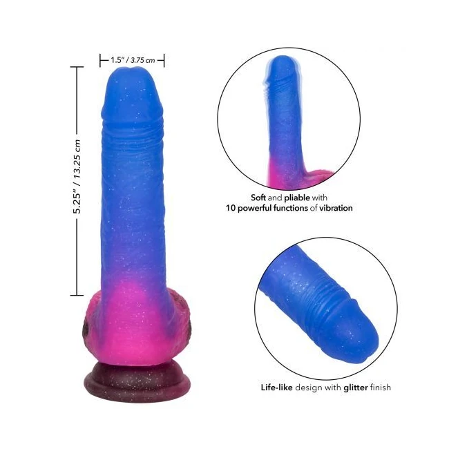 Naughty Bits Ombre Hombre Vibrating Dildo - Power & Performance