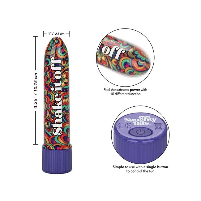 Naughty Bits Shake It Off - Vibration Modes