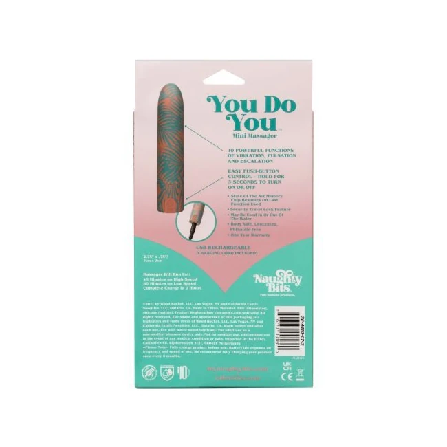 Naughty Bits You Do You M Massager - Vibration Modes & Features
