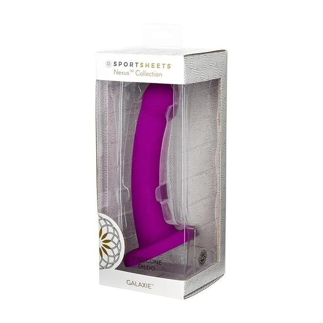 Nexus Galaxie Plum 7in Silicone Strap on - Size & Fit