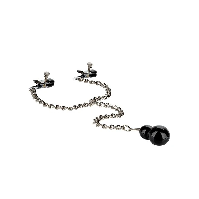 Nipple Play Weighted - Experience Intimate Arousal with California Exotic Novelties' Nipple Play Weighted Clamps