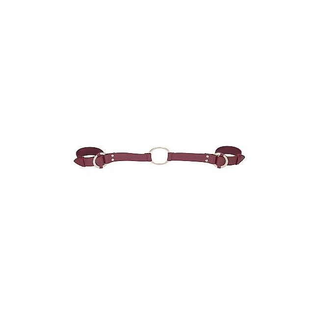 Ouch Halo Handcuff W Conn Burgundy - Comfort & Fit