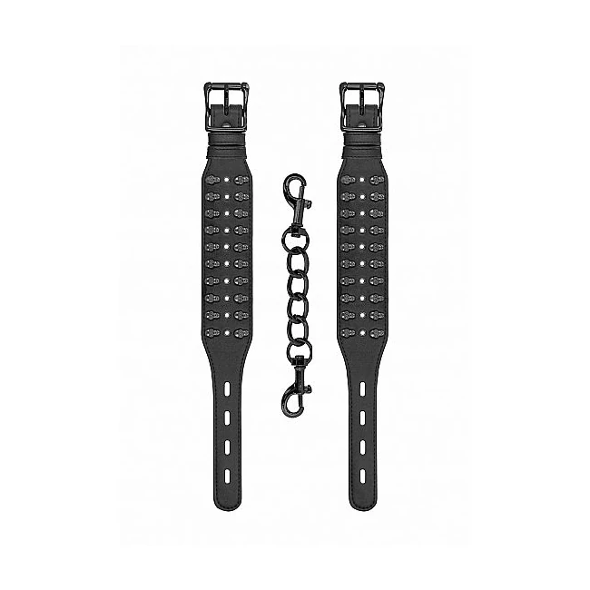 Ouch! Skulls & Bones Ankl Cuffs W/ Skulls - Hardware & Fasteners