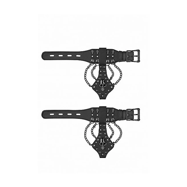 Ouch! Skulls & Bones Hand W/ Skulls & Chains Black - Hardware & Fasteners